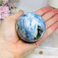 Blue Kyanite Sphere on Stand 397g On Stand