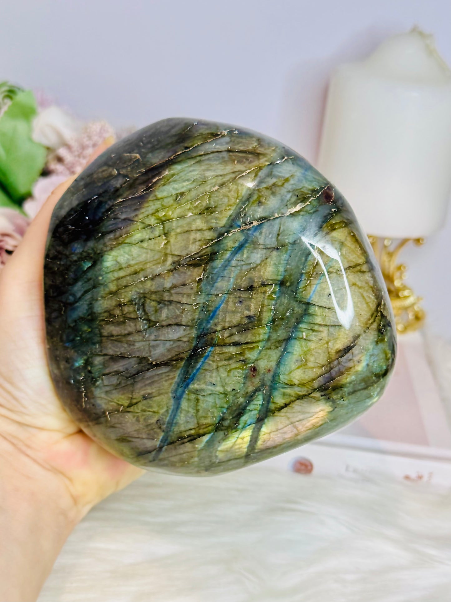 Large Labradorite Freeform Full of Flash 1.26kg