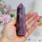 Lavender Rose Quartz Tower 11cm