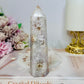 Druzy Flower Agate Tower 12.5cm