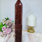Large Strawberry Quartz Tower 27cm 886g