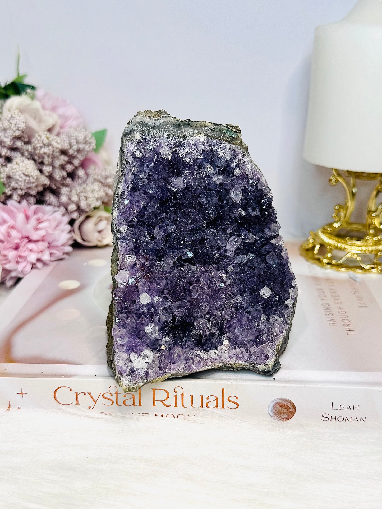 Natural Amethyst Base Cut Cluster 11cm 778g