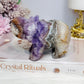 Amethyst X Mexican Lace Agate Elephant 11cm