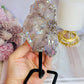 Stunning Large Angel Aura Amethyst Cluster On Stand 16cm