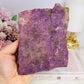 Large Natural Purpurite Slab on Stand 561g