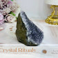 Amethyst Base Cut Cluster 8cm