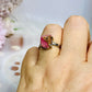 Rhodonite Adjustable Ring
