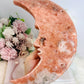 Huge Pink Amethyst Druzy Moon 21cm 1.06KG