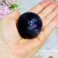 High Grade Purple Fluorite Sphere On Stand 189g