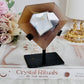 Large Druzy Agate Carving On Stand From Brazil 12.5cm