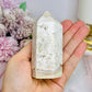 Chunky 9.5cm White Agate Tower