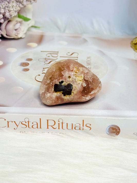 Pink Amethyst Druzy Freeform 5cm