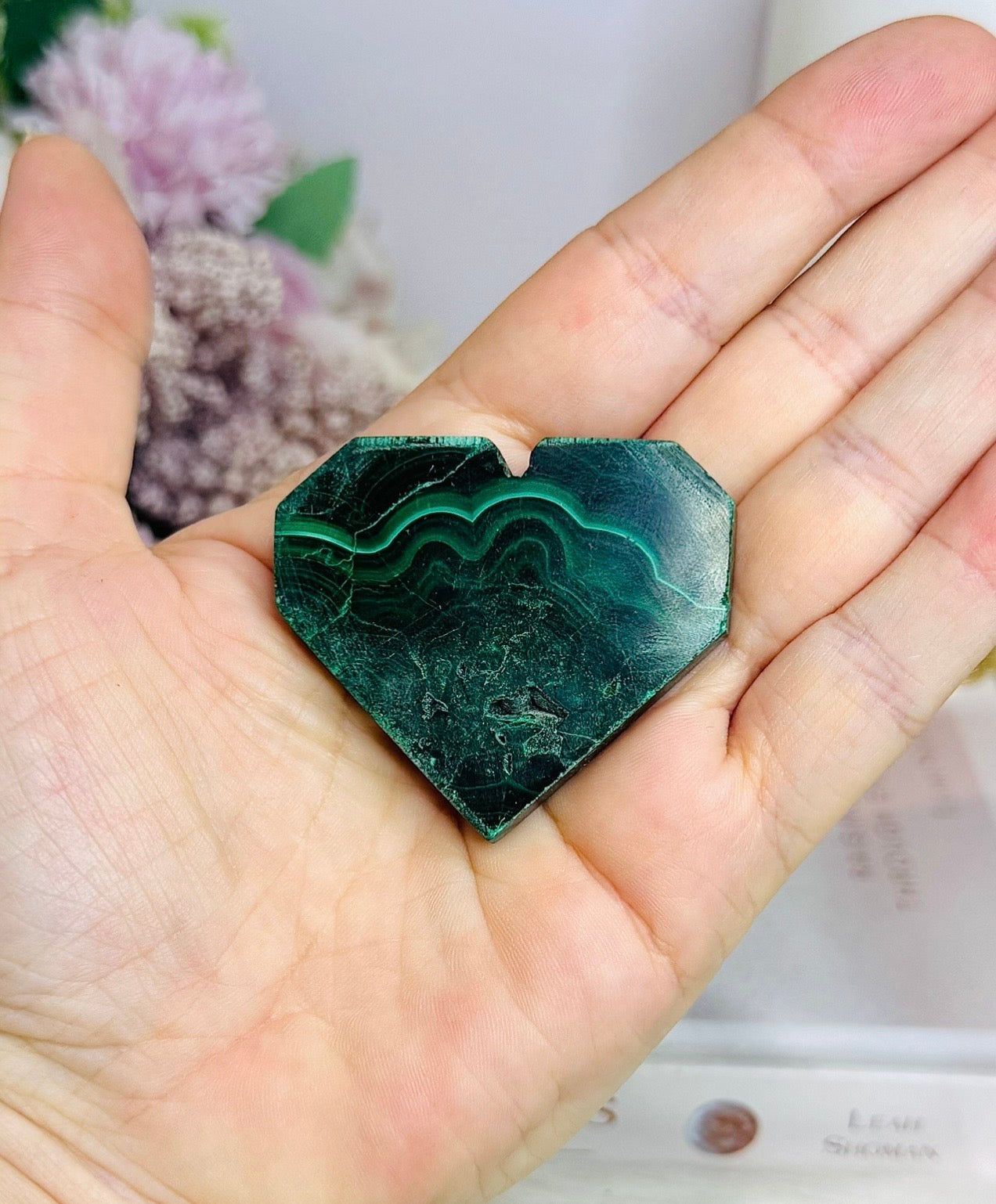 Imperfect Malachite Heart