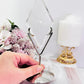 A Master Healer ~ Classy & Fabulous Large 18cm High Grade Clear Quartz Diamond | Rhombus On Silver Stand