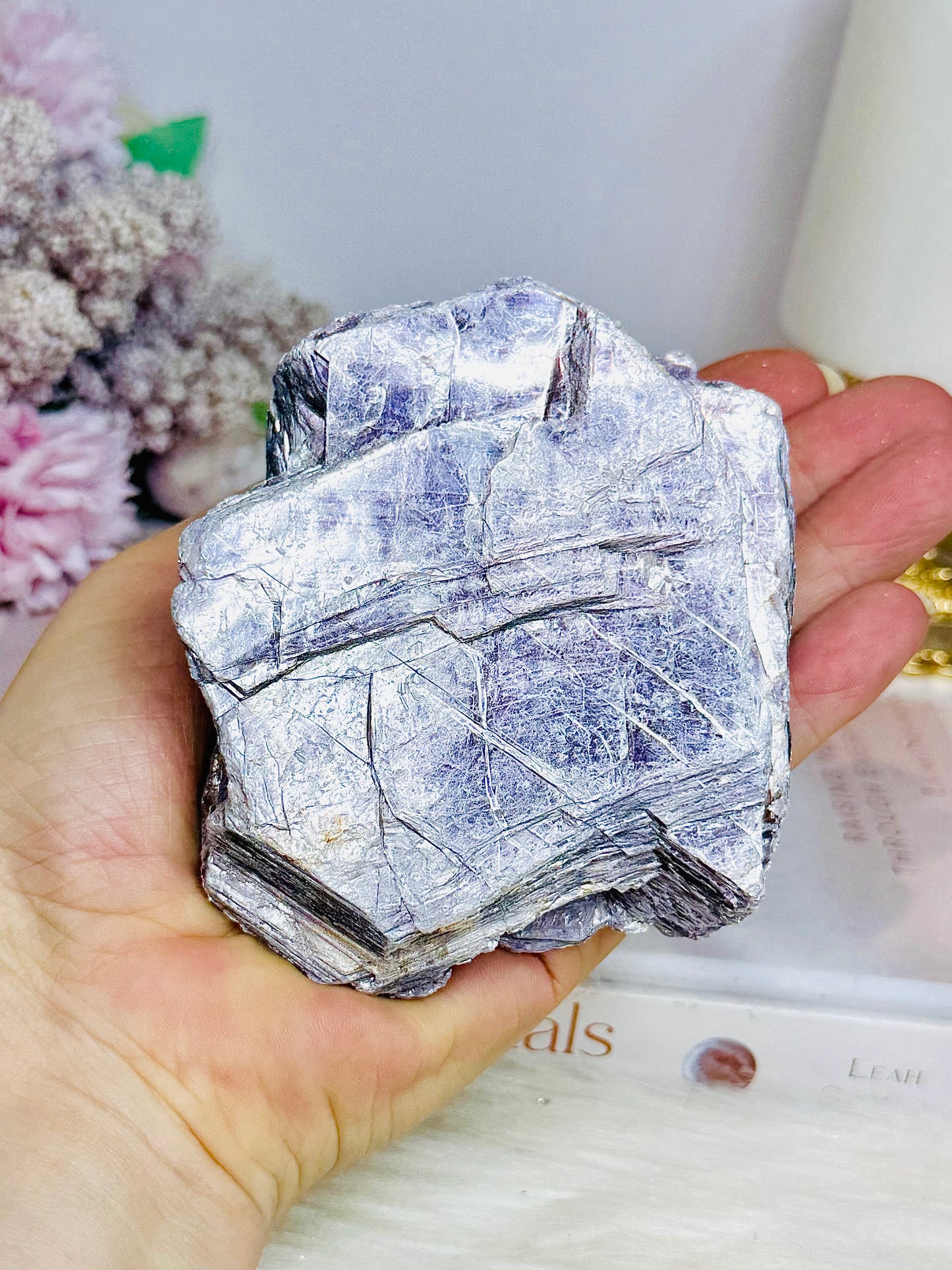 Large Purple Mica Natural Chunky Specimen 453g