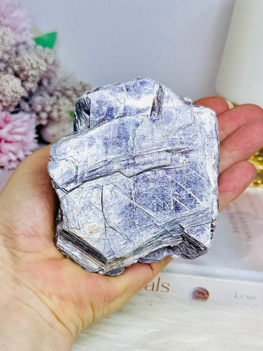 Large Purple Mica Natural Chunky Specimen 453g