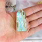 Natural 5.5cm Blue Hemimorphite Druzy Tower