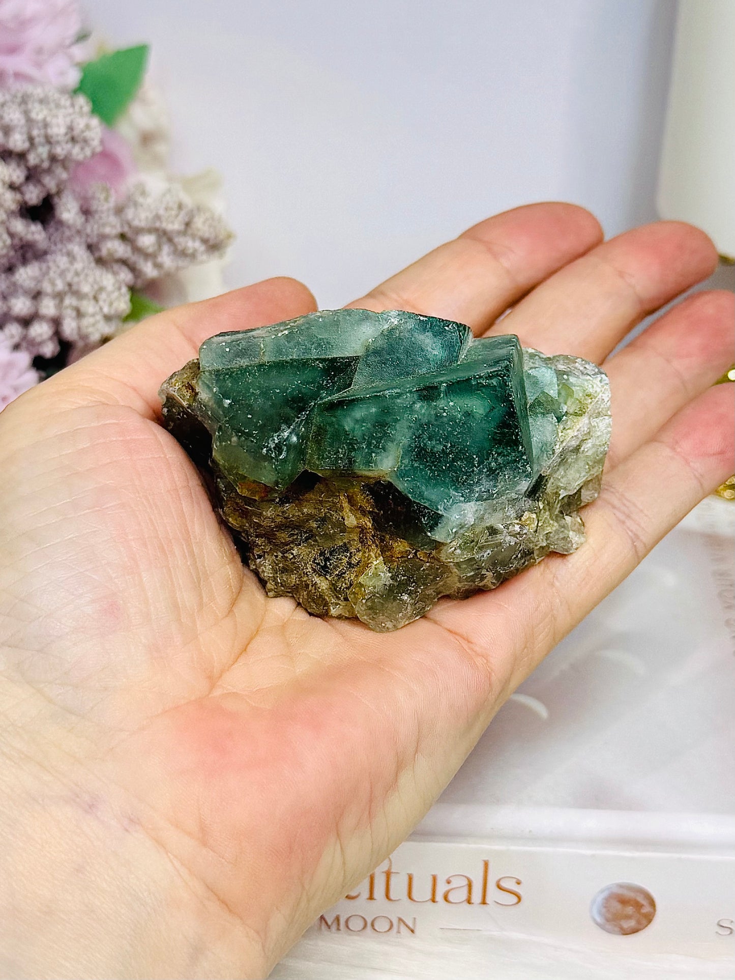 Natural Green Fluorite 184g