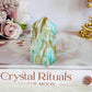 Natural 5.5cm Blue Hemimorphite Druzy Tower