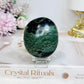 Kambaba Jasper Palm Stone (stand is display only)