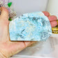 A Collectors Piece ~ Natural Larimar Slab On Stand 10cm 169g