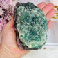 Natural Raw Large Fluorite Specimen Green & Purple Tiered 12cm 716grams