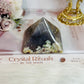 Green Flower Agate Pyramid 7.5cm
