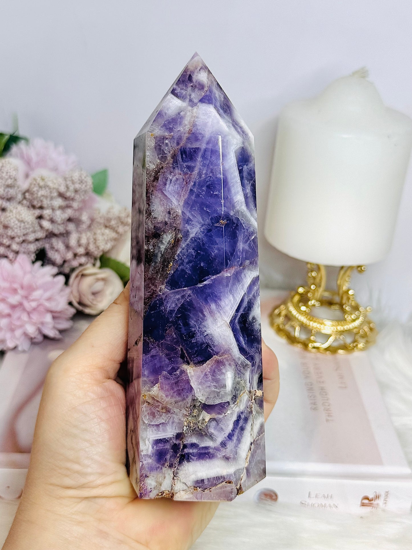 Large Dream | Chevron Amethyst Chunky Tower | Generator 16cm 601g
