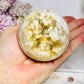 Large Pink Amethyst X Flower Agate Druzy Sphere on Stand 384g