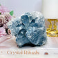 High Grade Natural Blue Celestite Large Freeform 1.12KG
