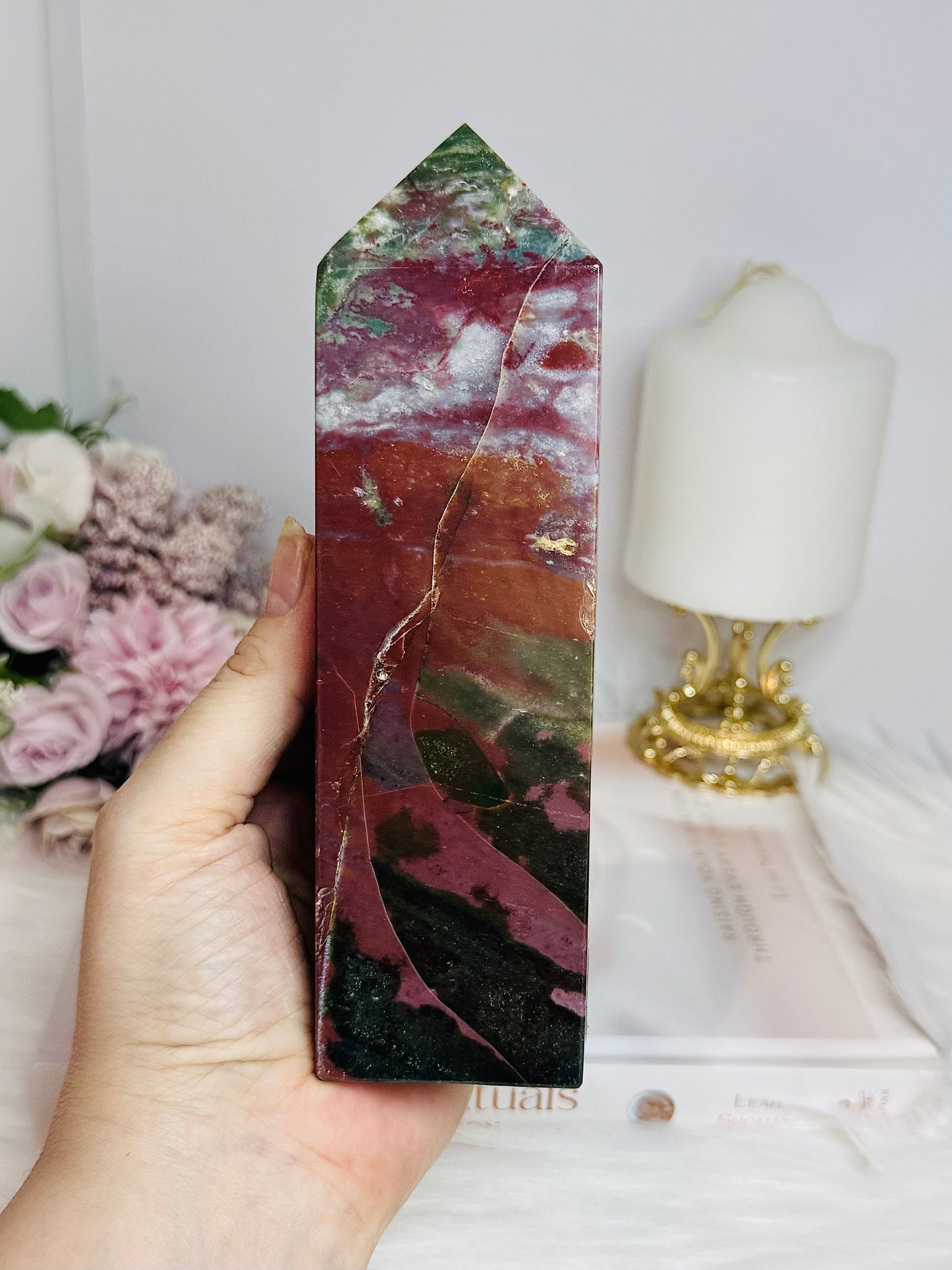 Ocean Jasper Tower 17cm 535g