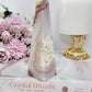 Sugar Druzy Agate Obelisk | Tower From Brazil 14cm