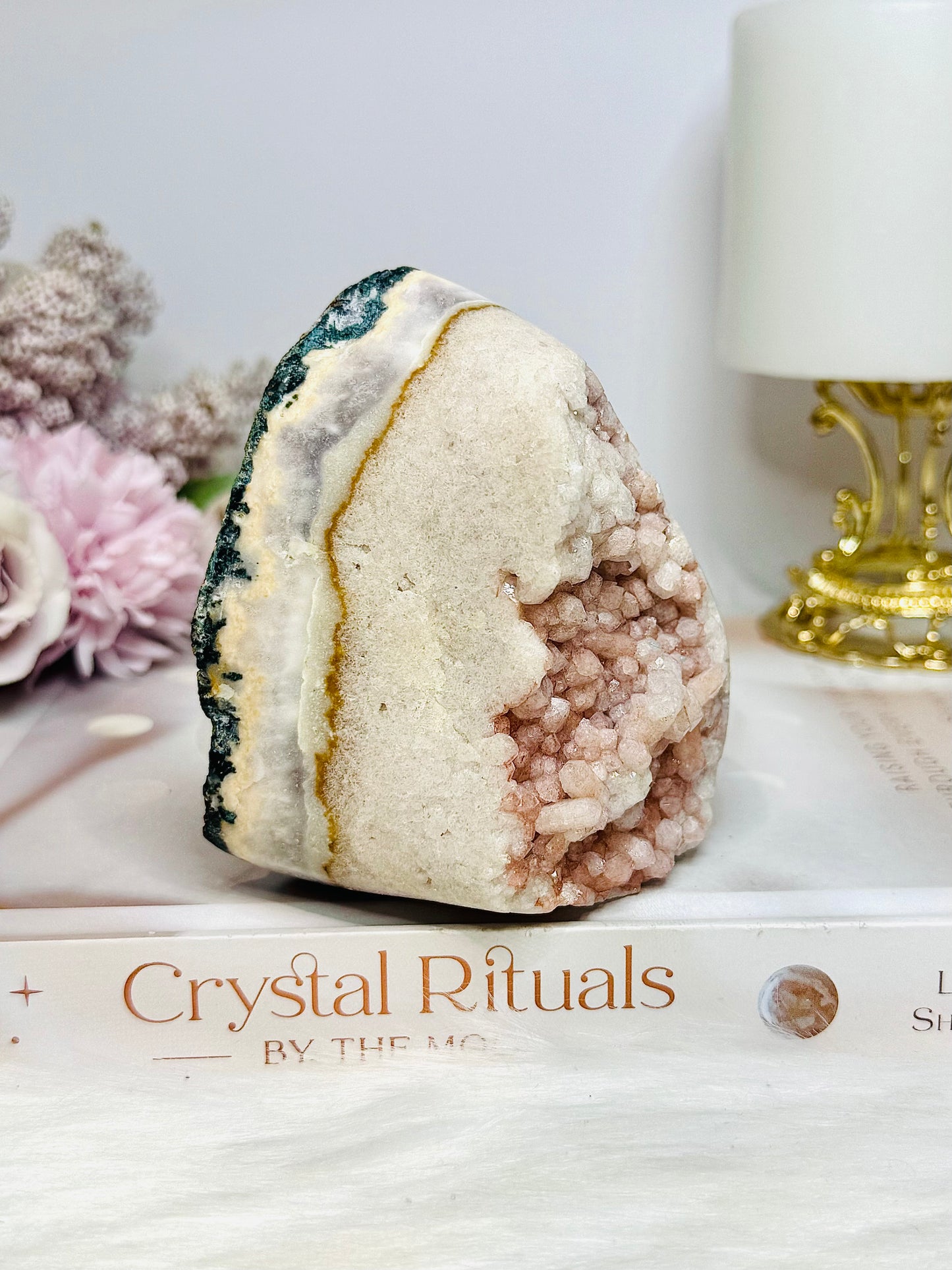 Pink Amethyst Druzy Freeform 464g