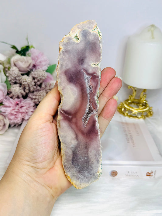Pink Amethyst Druzy Chunky Slab 17cm 424g