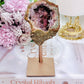 Simply Spectacular Pink Amethyst Druzy Geode on Rose Gold Stand From Brazil 11.5cm