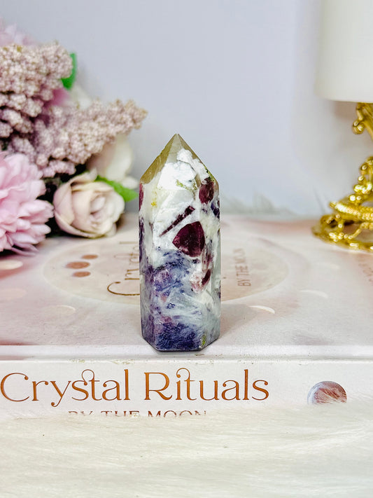 Pink Tourmaline | Lepidolite Tower 6.5cm