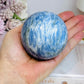 Blue Kyanite Sphere on Stand 560g On Stand