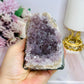 Natural Amethyst Base Cut Cluster 9cm 414g