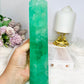 Huge High Grade Green Watermelon Fluorite Tower 25cm 995g