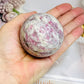Pink Tourmaline Sphere on Stand 294g
