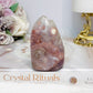 Pink Amethyst Druzy Freeform 7cm