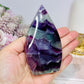 High Grade Fluorite Flame | Freeform with Rainbows 11cm