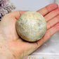 Moonstone Sphere with Blue Flash On Stand 274g