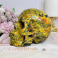 Huge Natural Stone Carved Realgar Skull 1.6KG