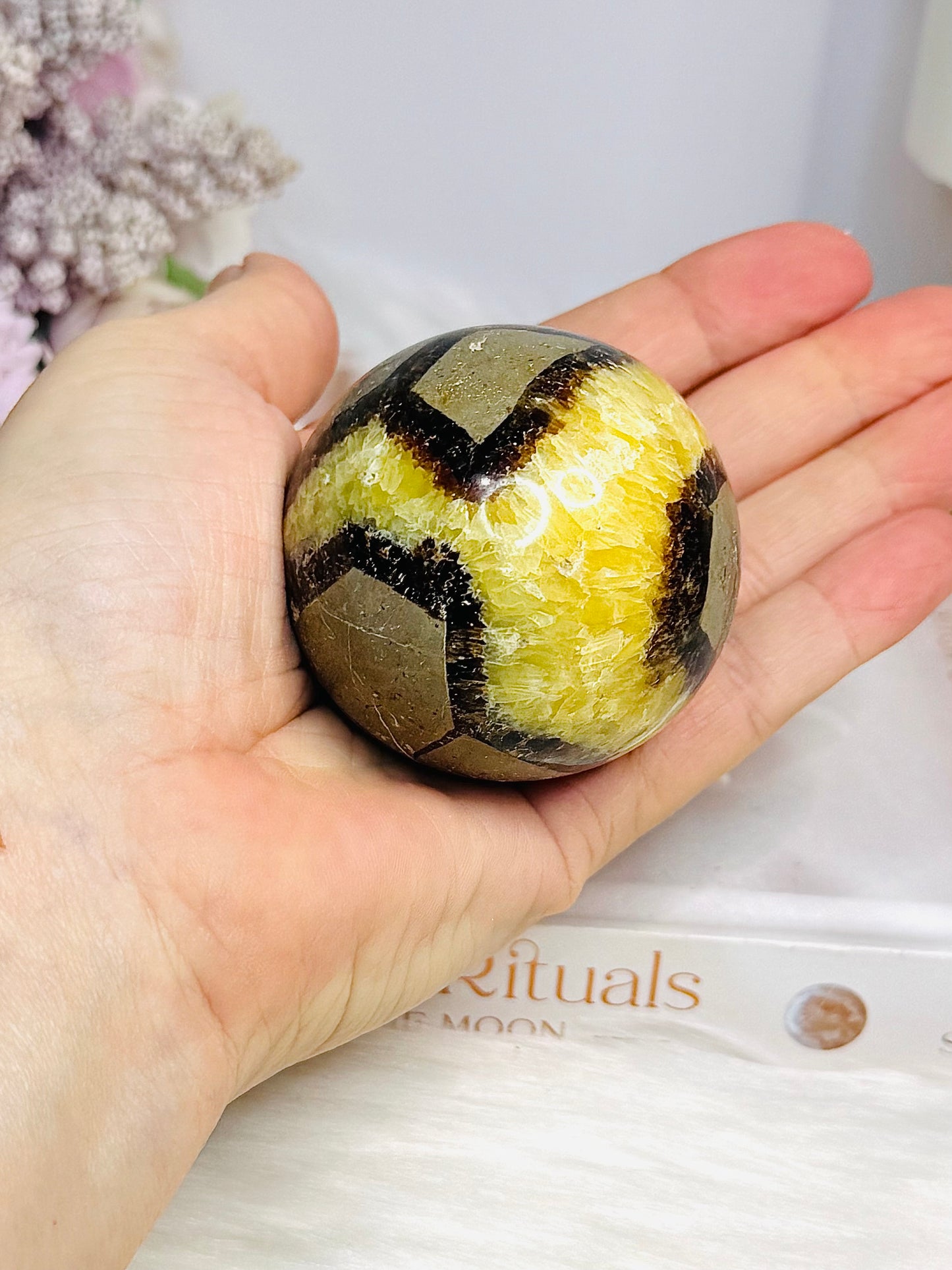 Septarian Sphere On Stand 225g