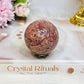 Leopard Skin Jasper Sphere on Stand 168g