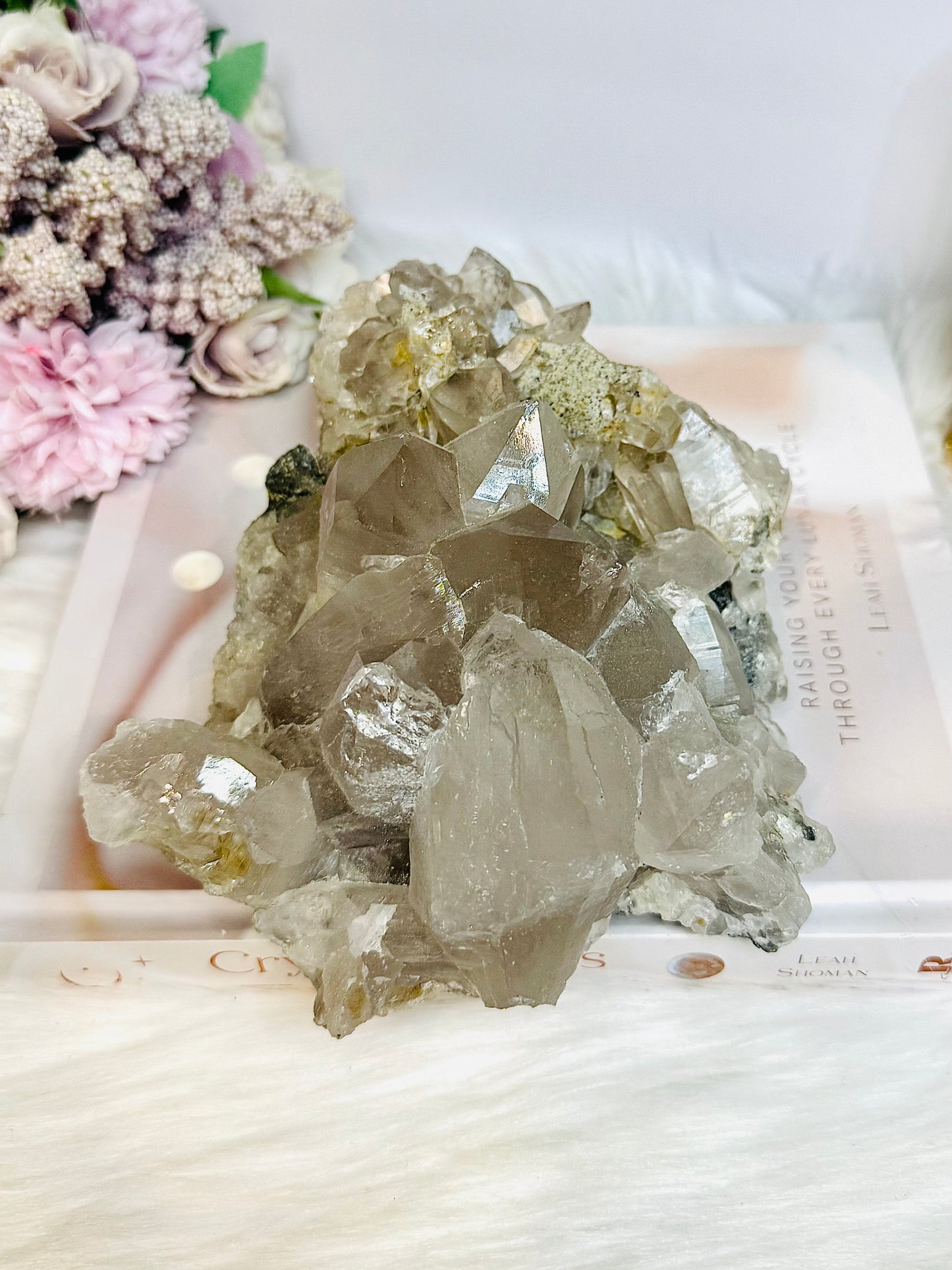 Large Smokey Quartz Natural Cluster 1.3KG