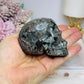 Yooperlite Carved Skull (UV Reactive) 8cm 300g