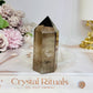 Smokey Quartz Tower with Rainbows 8cm