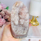 Pink Amethyst Natural Large Druzy Freeform From Brazil 1.02KG 14cm From Brazil